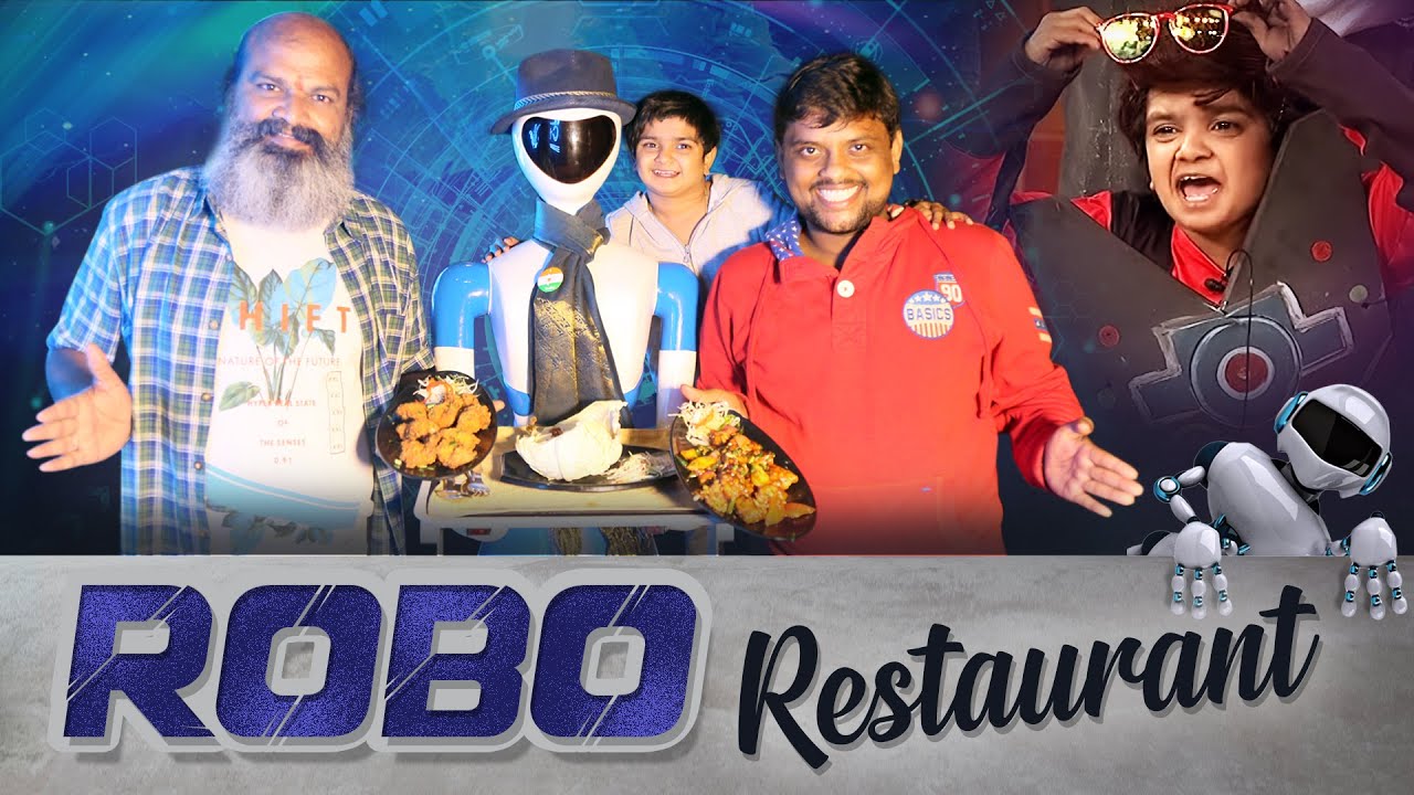Robo Restaurant | Jabardasth Naresh | Jabardasth Naveen |Themed Restaurant | 1st Robo Kitchen in Hyd