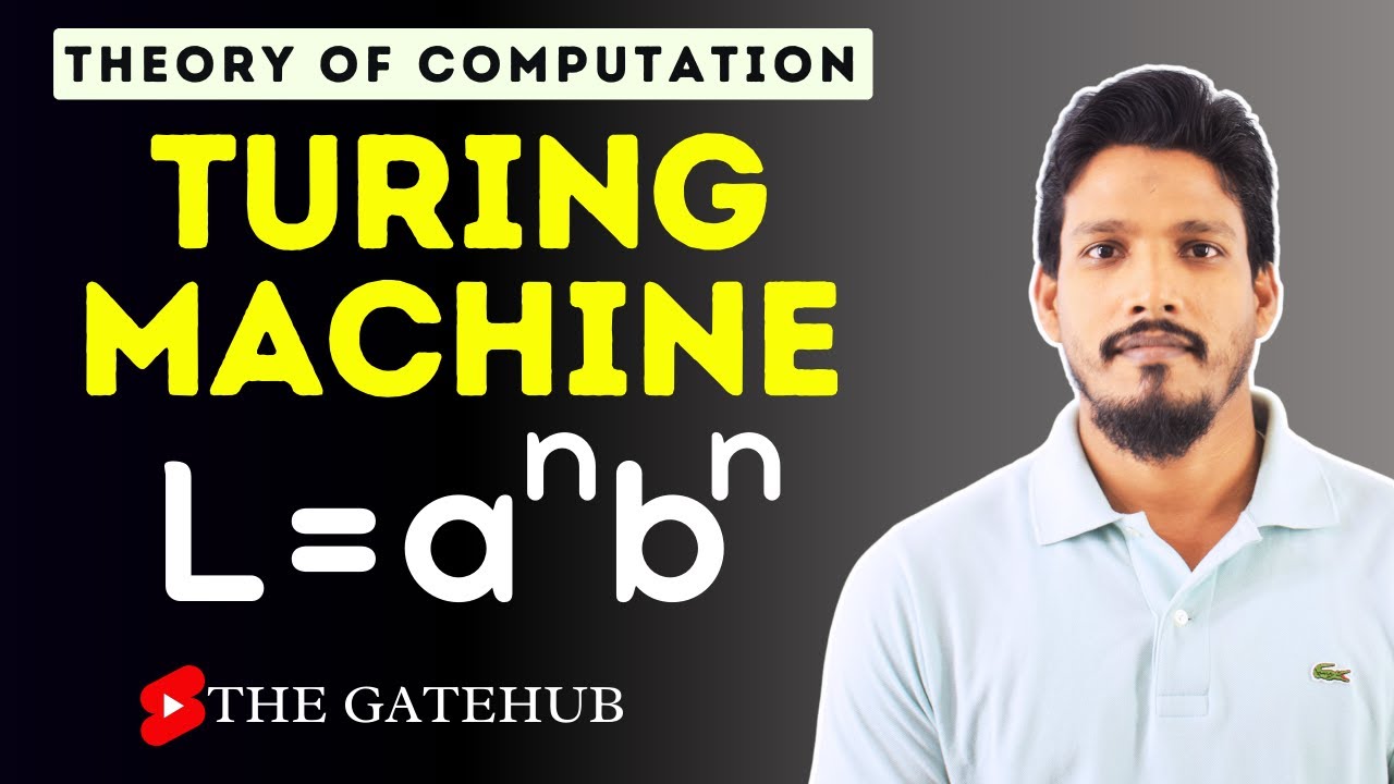 Turing Machine for a^n b^n || TOC || Automata Theory
