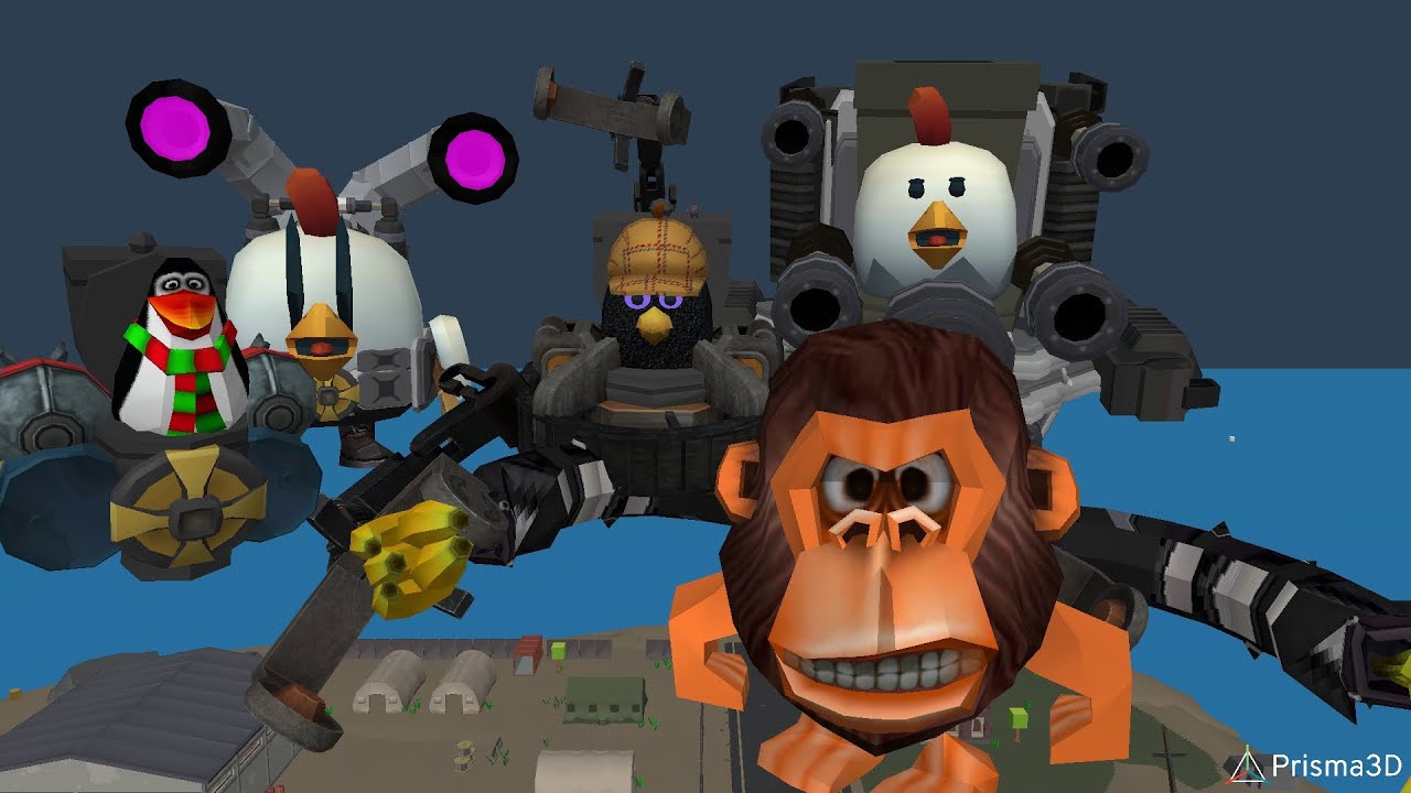 Skibidi toilet in chicken gun 37 (Full episode)