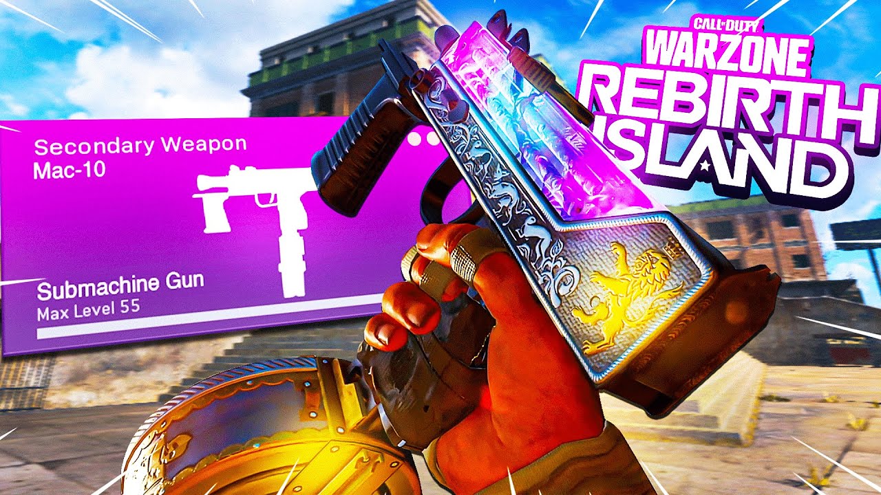 the FASTEST MAC-10 to USE on REBIRTH ISLAND! (Cold War Warzone)