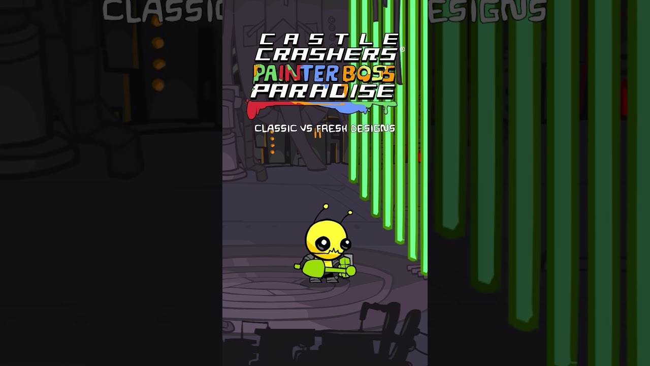 CLASSIC versus FRESH character designs #castlecrashers