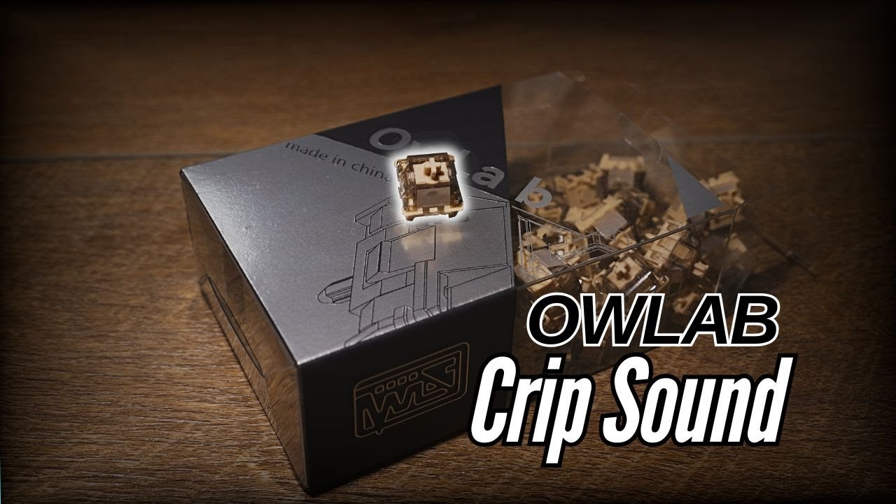 Incredibly Smooth & Minimal Stem Wobble! - Owlab Ti Switch in Wooting 80HE