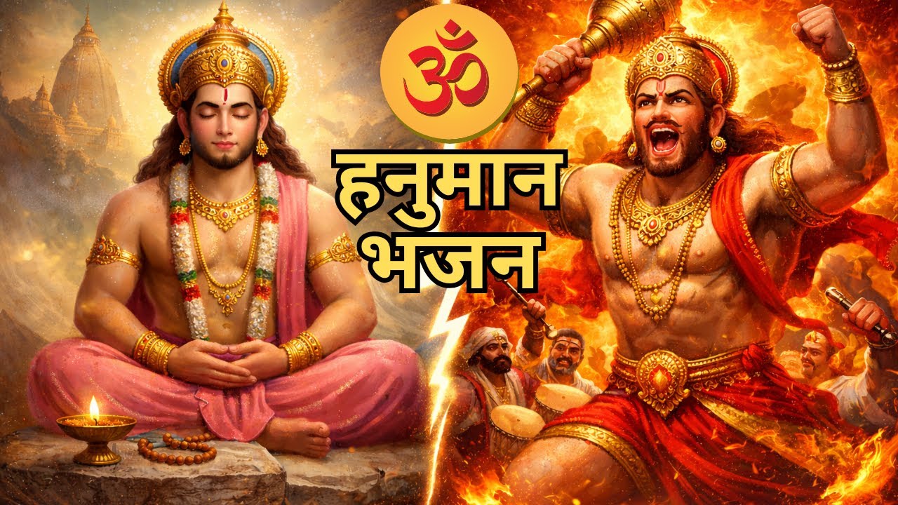 Hanuman Bhajan Meditation + Fast Kirtan | Non Stop Bhakti