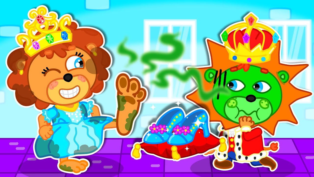 LeonCito | &iexcl;Cenicienta! &iquest;Por qu&eacute; te huelen tan mal los pies? | Dibujos animados | Video Para Ni&ntilde;os