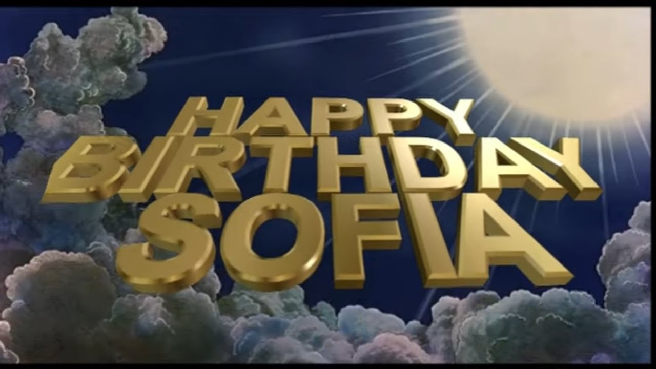 Happy birthday Sofia! Monty Python Style!
