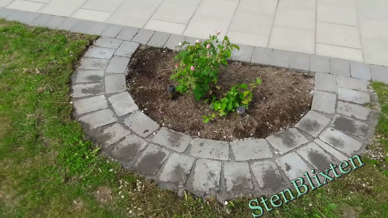 ✅Plattläggning, Benders släta plattor 350x350x50 mm grå ,Marksten 210x140x50mm grafit ca 250 kvm