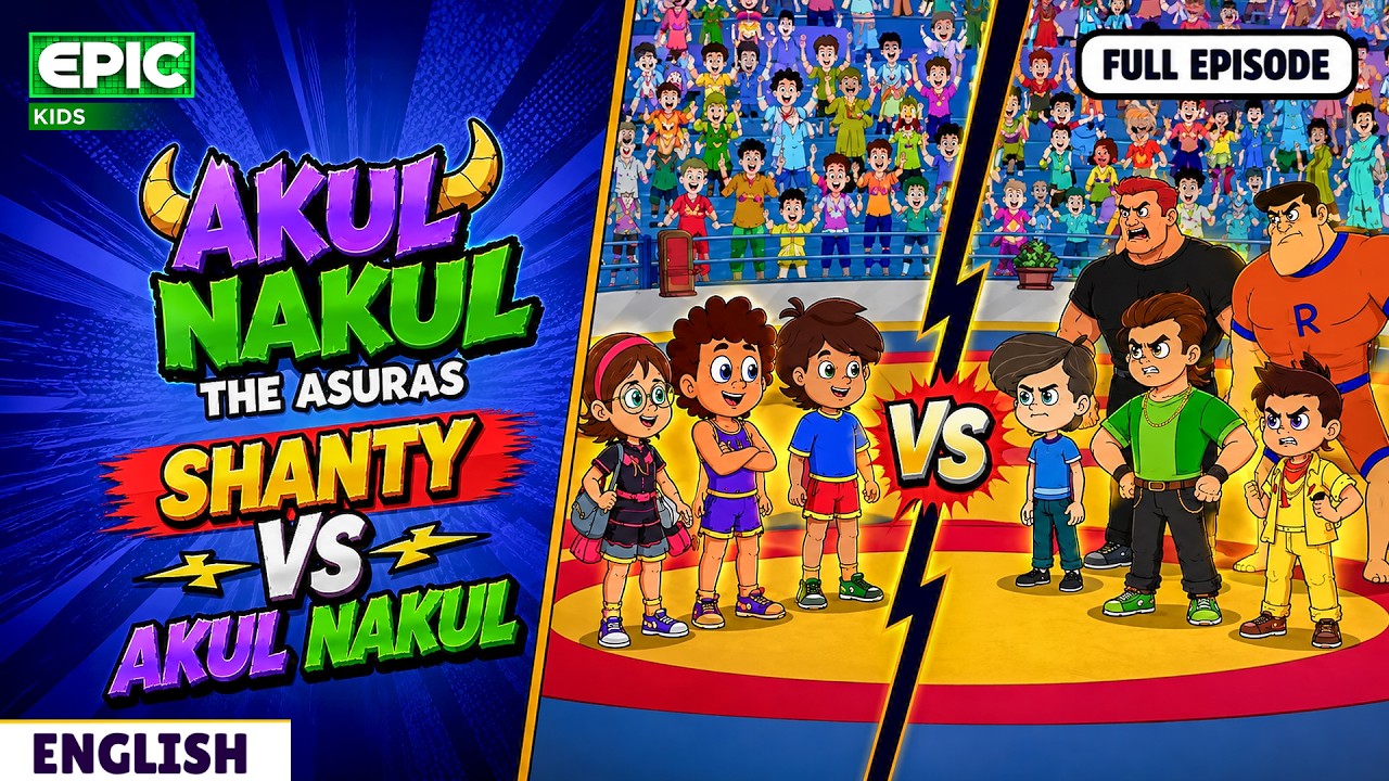 Akul Vs Shanty! 😆 Who Wins the Epic Battle? | Akul Nakul | Full Episode | English Cartoon