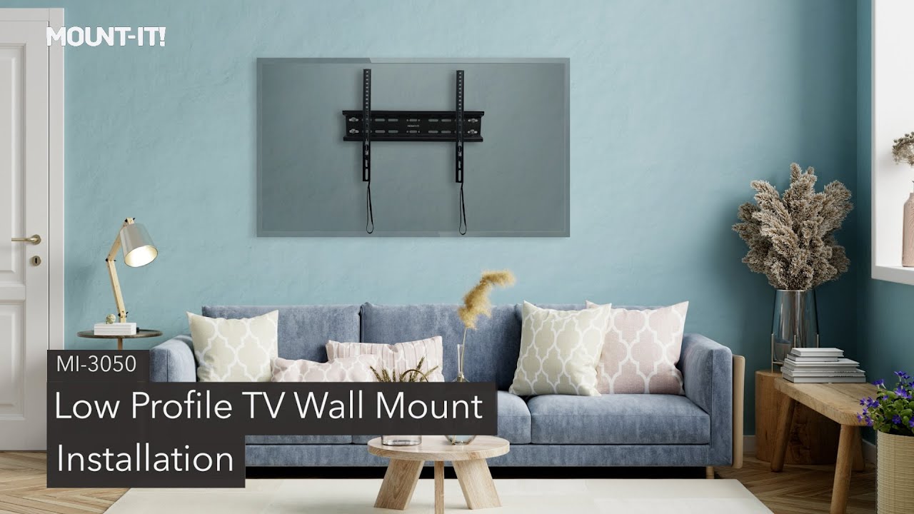 Low Profile Slim TV Wall Mount | MI-3050 ( Installation )