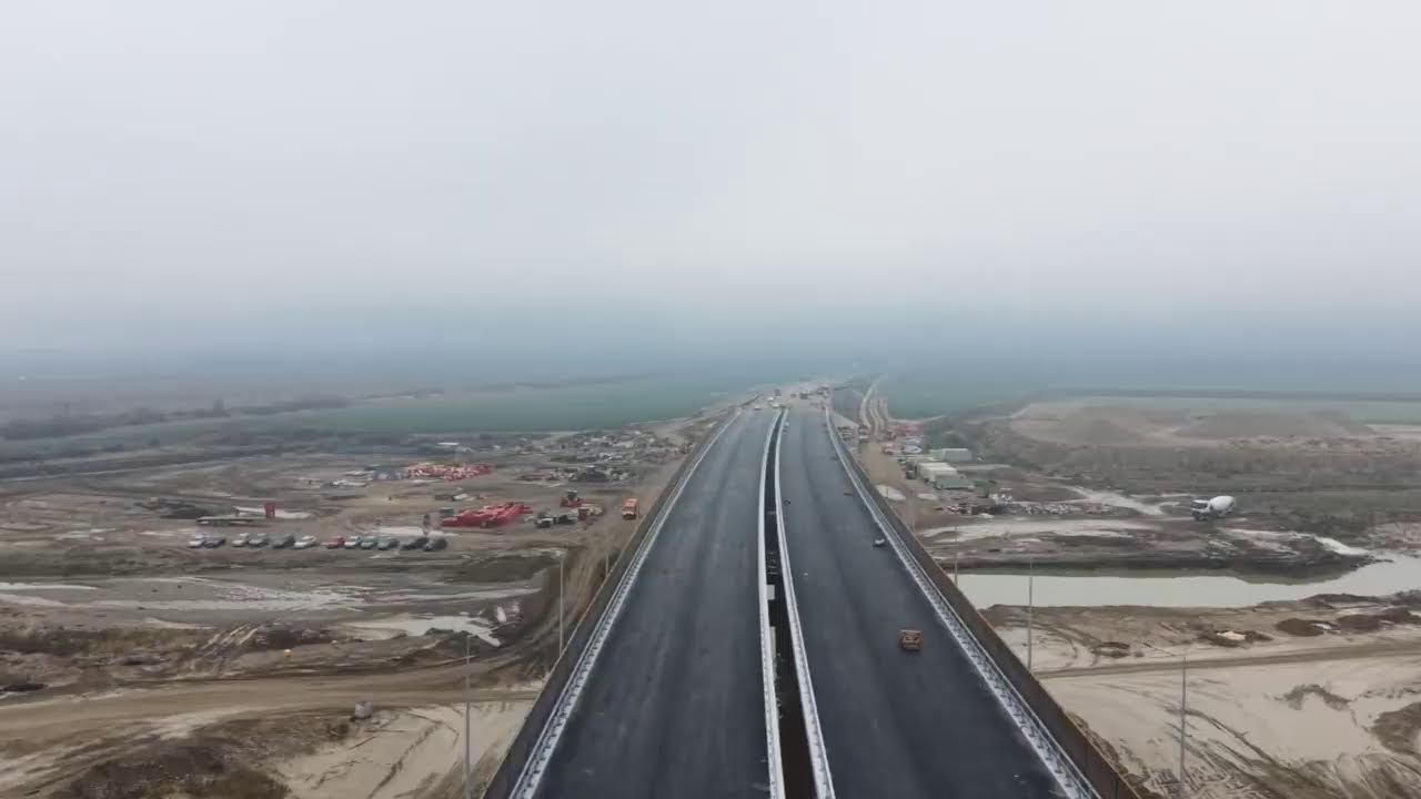 Autostrada A7 Focșani-Bacău - Nod rutier Tișița - 2025.12.11 Live