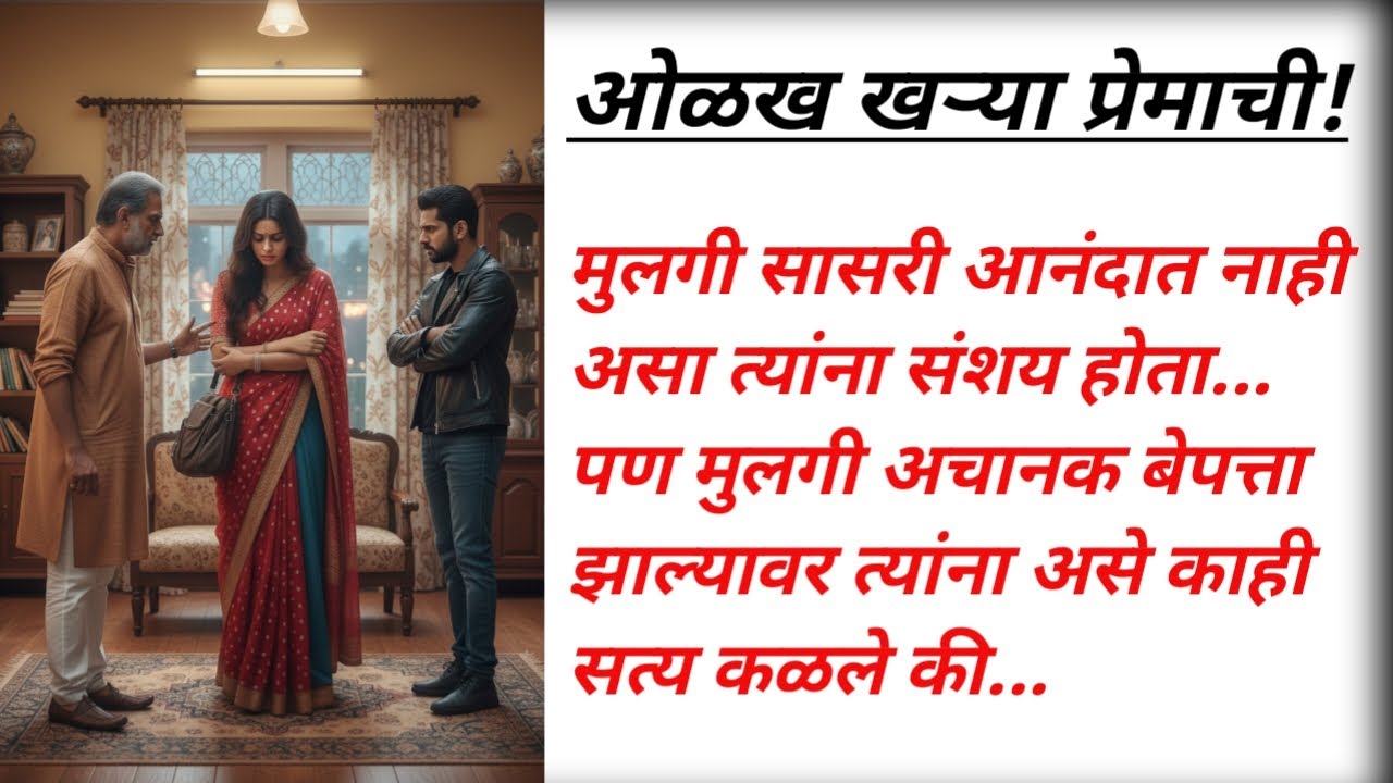 ओळख खऱ्या प्रेमाची! ❤️|पती-पत्नी आणि सासरच्या नात्याची हृदयस्पर्शी कथा| Marathi Story| Mitawaa Katha