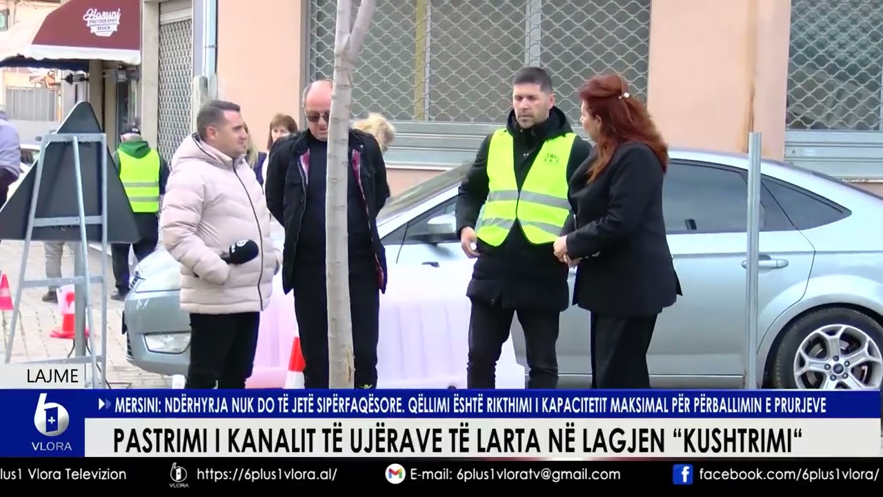 Pastrimi i kanalit në lagjen 