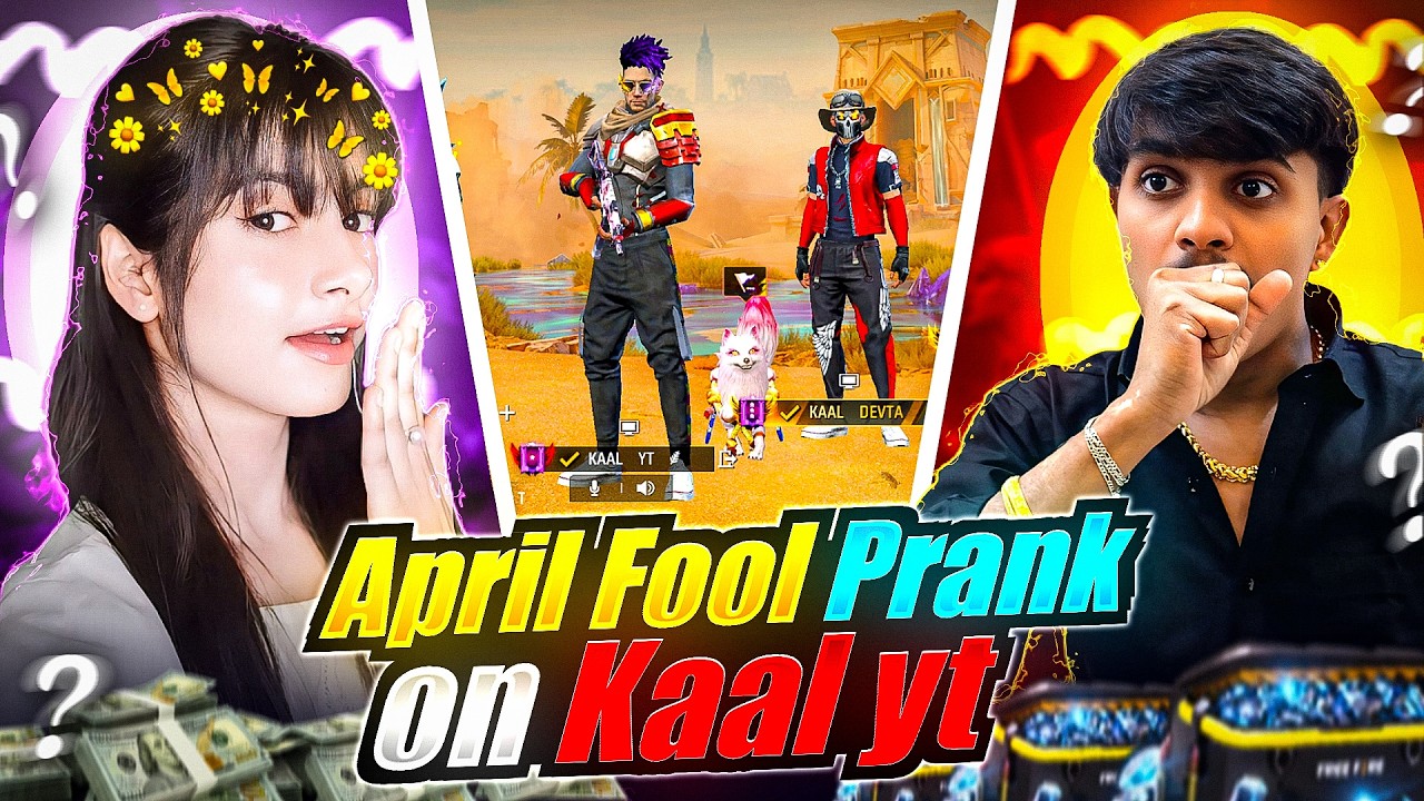 APRIL FOOL PRANK ON KAAL YT 😂 They cried 😡 || KAAL KARRY
