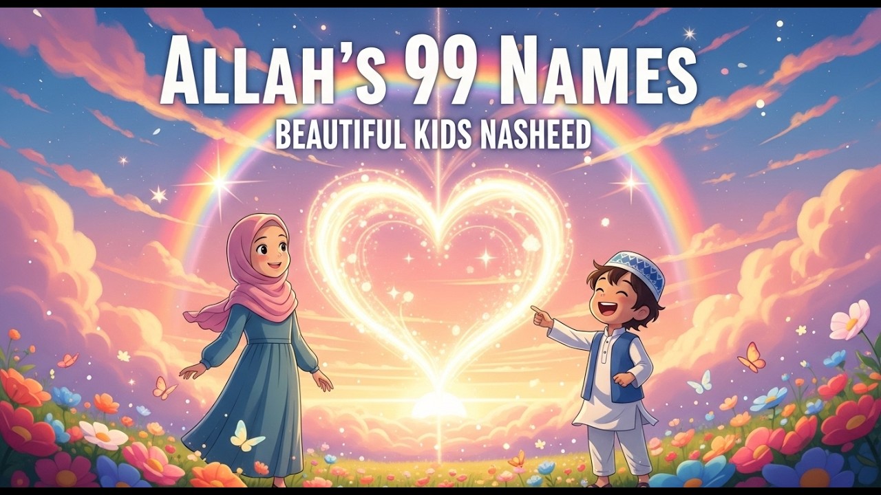Allah’s 99 Names | Beautiful Kids Nasheed | Asma Ul Husna Song for Children