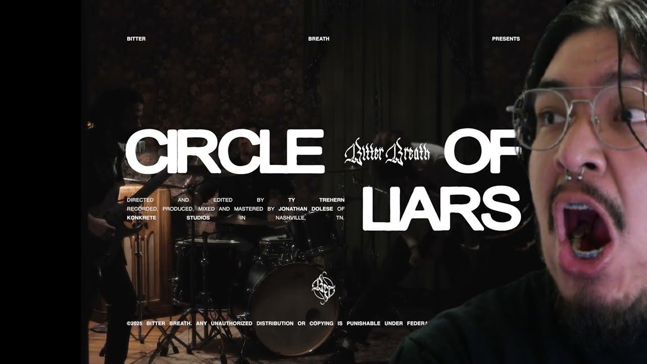 Реакция на первое прослушивание песни Bitter Breath - Circle of Liars [Официальный музыкальный клип]