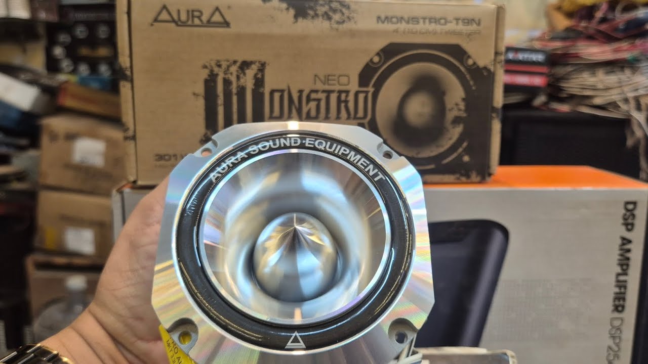 AURA MONSTRO T9N  TWEETER TESTING  (BULLET TWEETER)