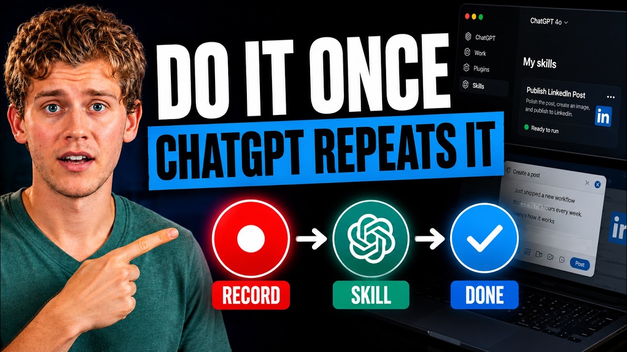 Record a task once and ChatGPT now runs it on its own