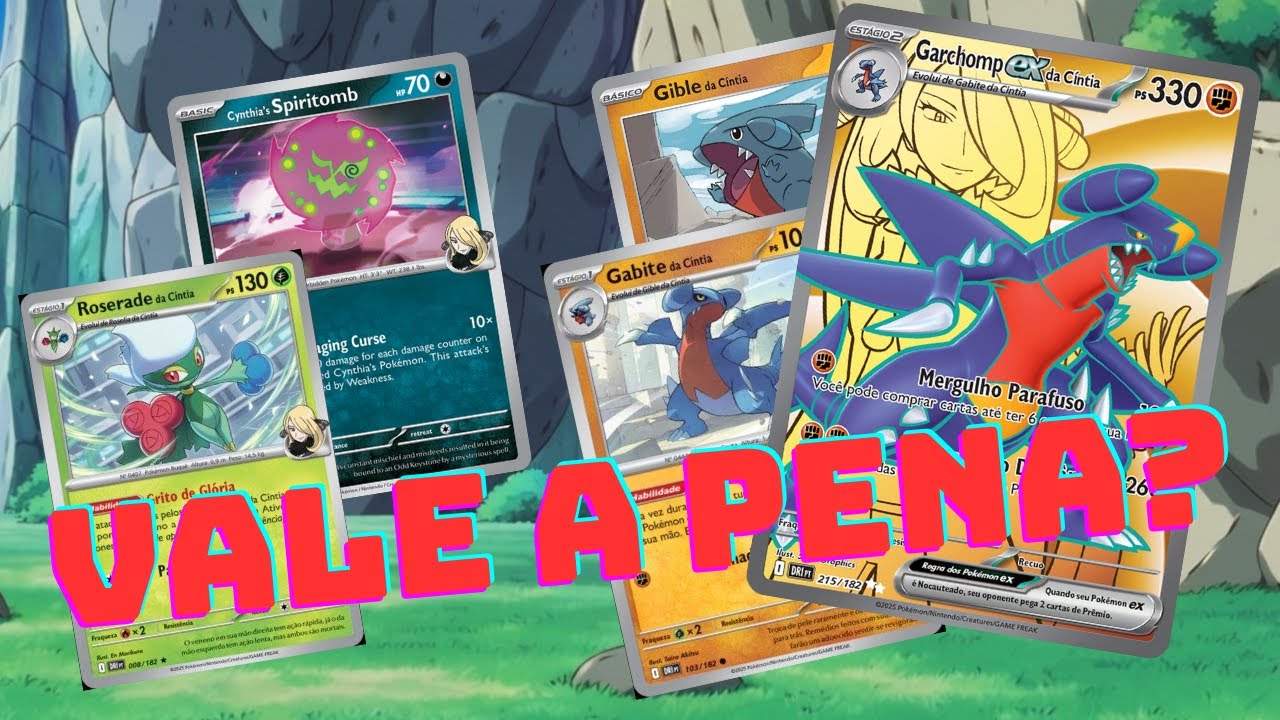 Por que o Garchomp ex da Cintia é o deck mais DIVERTIDO de jogar agora?