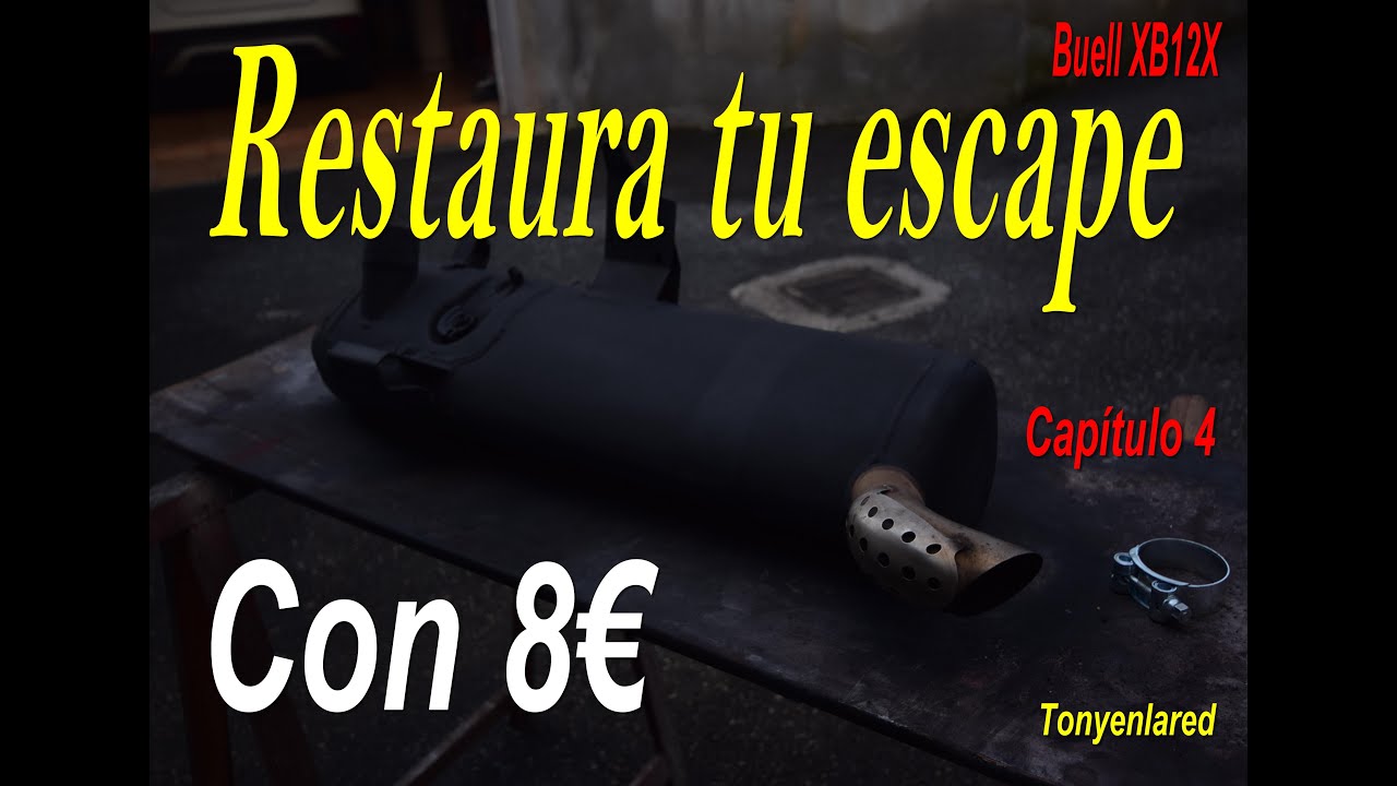 Restaura tu escape oxidado Buell xb12x ulysses Part.4