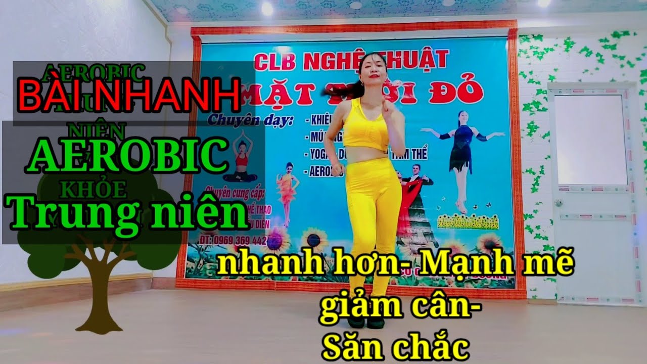 AEROBIC Nhạc Đỏ Tăng cường sinh lực tuổi TRUNG NIÊN/Tốc độ NHANH/Khỏe hơn,mạnh hơn  🇻🇳