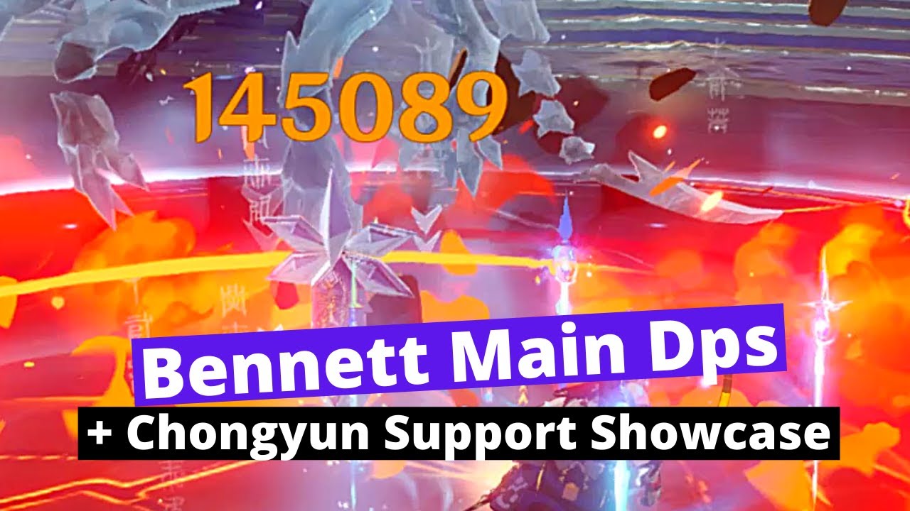 Bennett Main dps + Chongyun Support Showcase! [Genshin Impact]