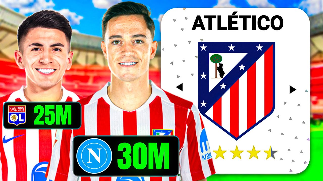 تحدي اعادة بناء اتلتيكو مدريد لتحقيق كل الالقاب !!  😱🔥 │ FC25