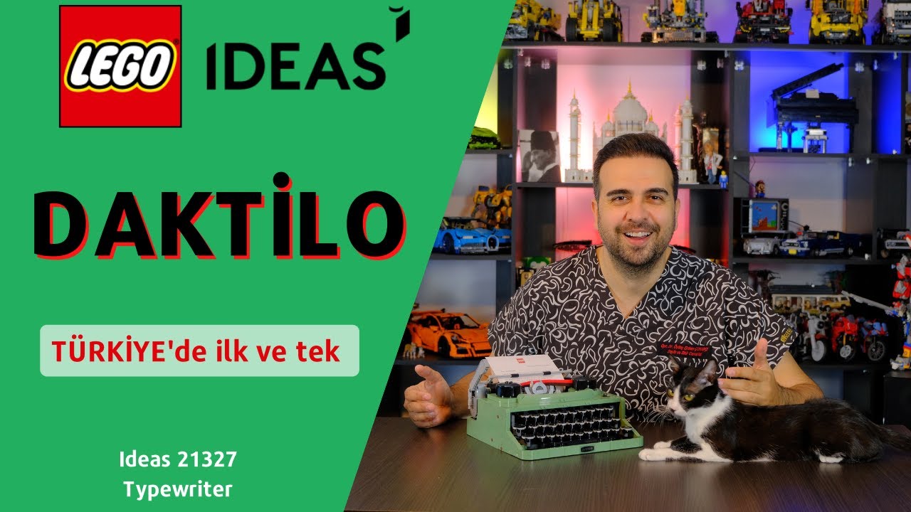 LEGO'DAN DAKTİLO YAPTIM! LEGO Ideas 21327 Typewriter Kutu Açılışı Yapım Ve İncelemesi