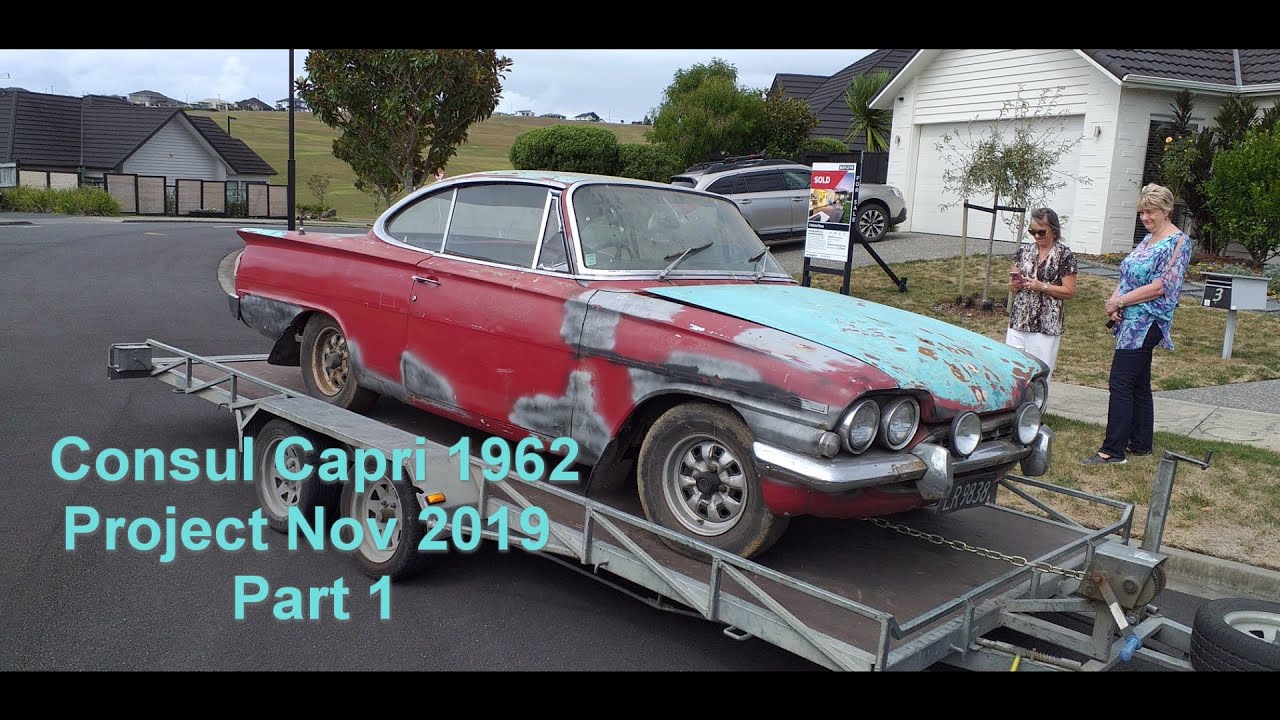 1962 Ford Consul Capri Project Part 1