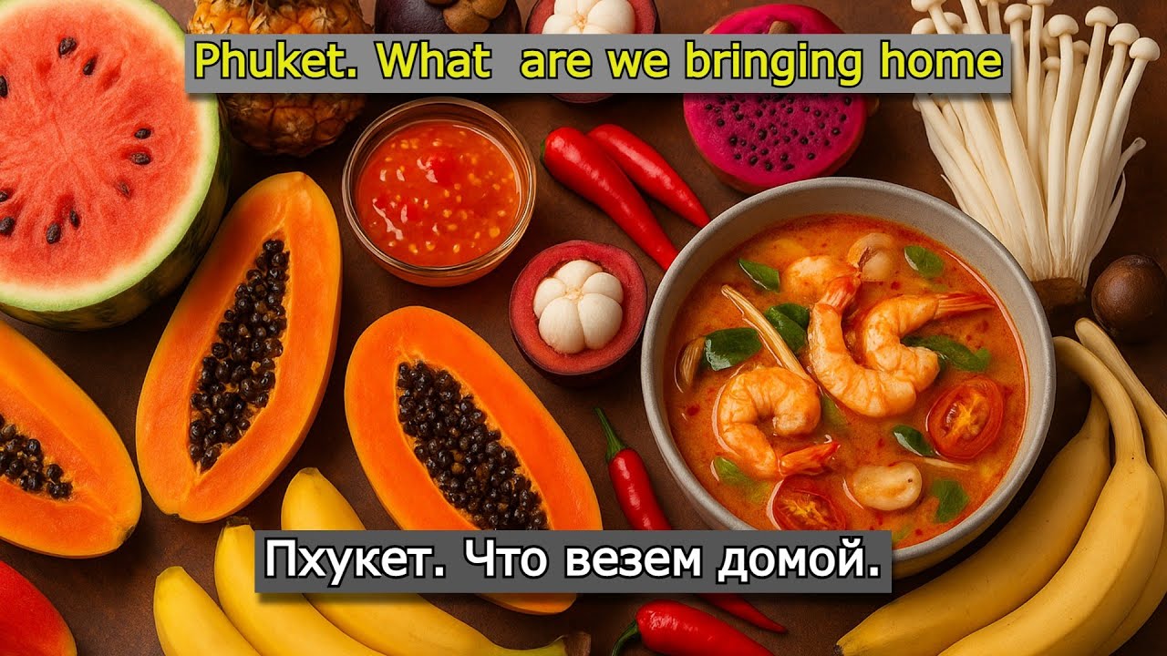 Что везем домой с Пхукета. Закупаем заморские деликатесы.