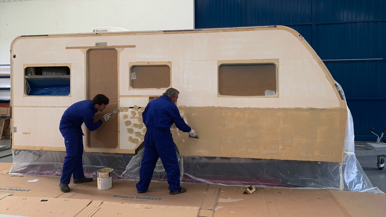 Sustitucion de pared en Caravana Weinsberg - Nusa Caravaning