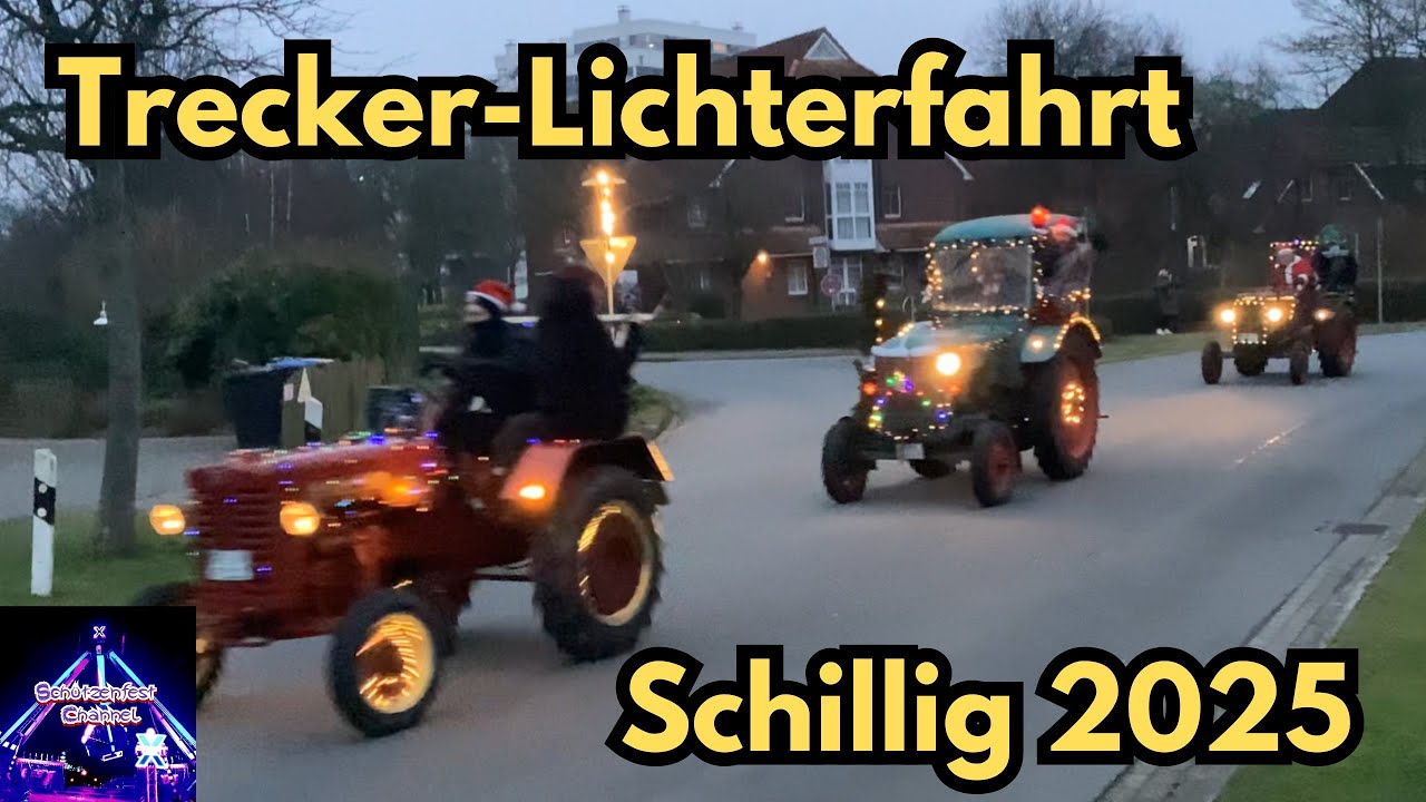 Trecker Lichterfahrt Schillig 2025 - Treckerclub Minsen 