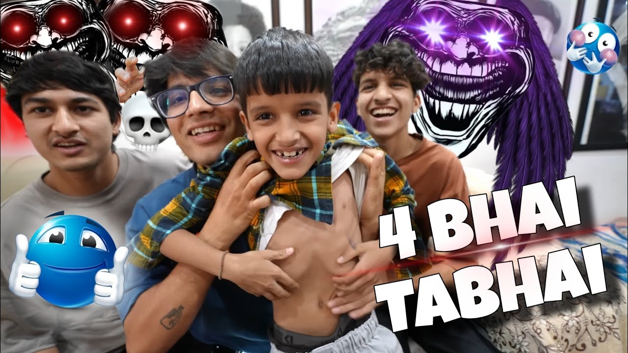 4 BHAI CHAARO TABAHI 🍷🗿 FUNNY MEMES 😂@souravjvlogs@piyushjocgaming