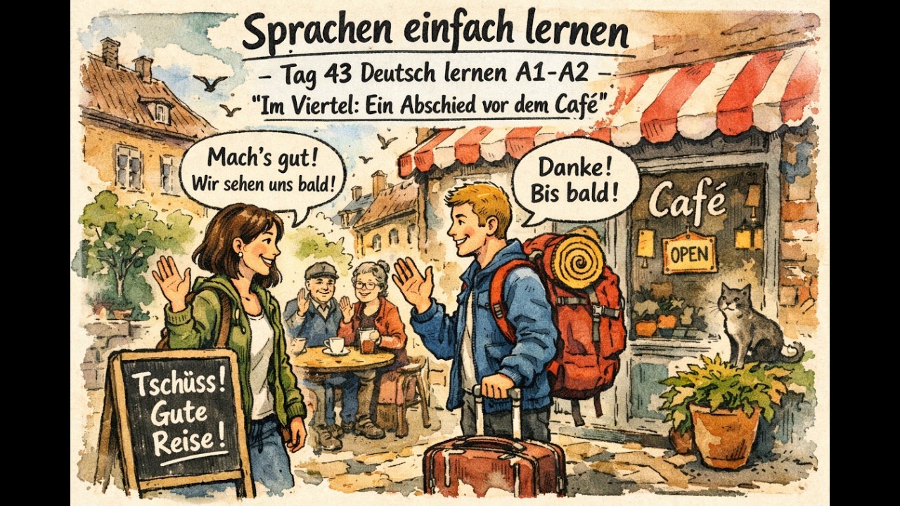 Tag 43 Deutsch lernen A1-A2 