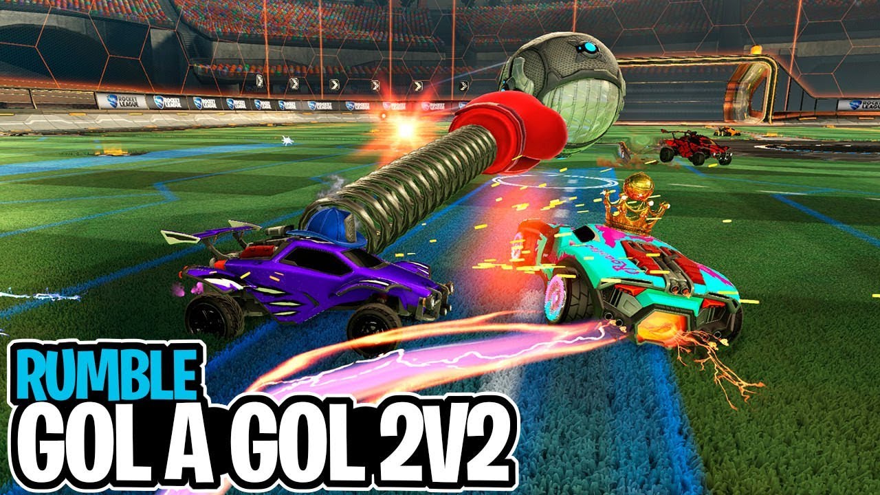 GOL A GOL EM DUPLA COM RUMBLE! TUDO CALCULADO - Rocket League