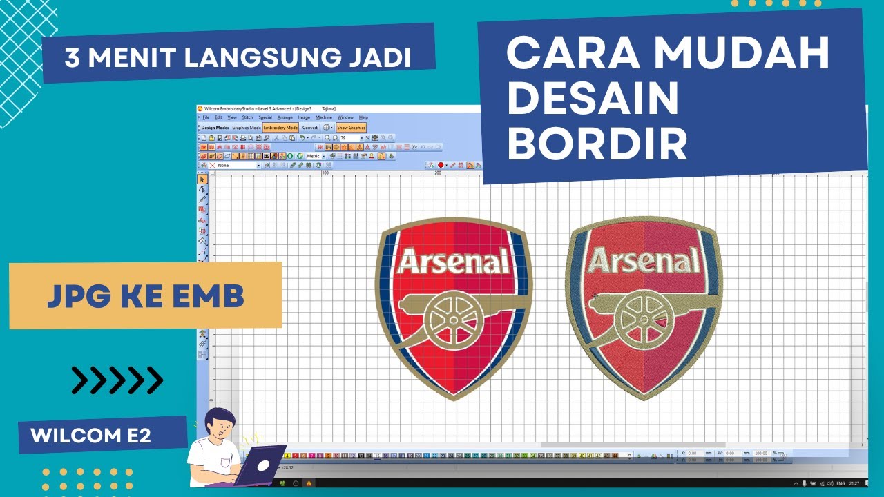 Tutorial Convert JPG ke EMB: Tingkatkan Kualitas Desain Bordir Anda