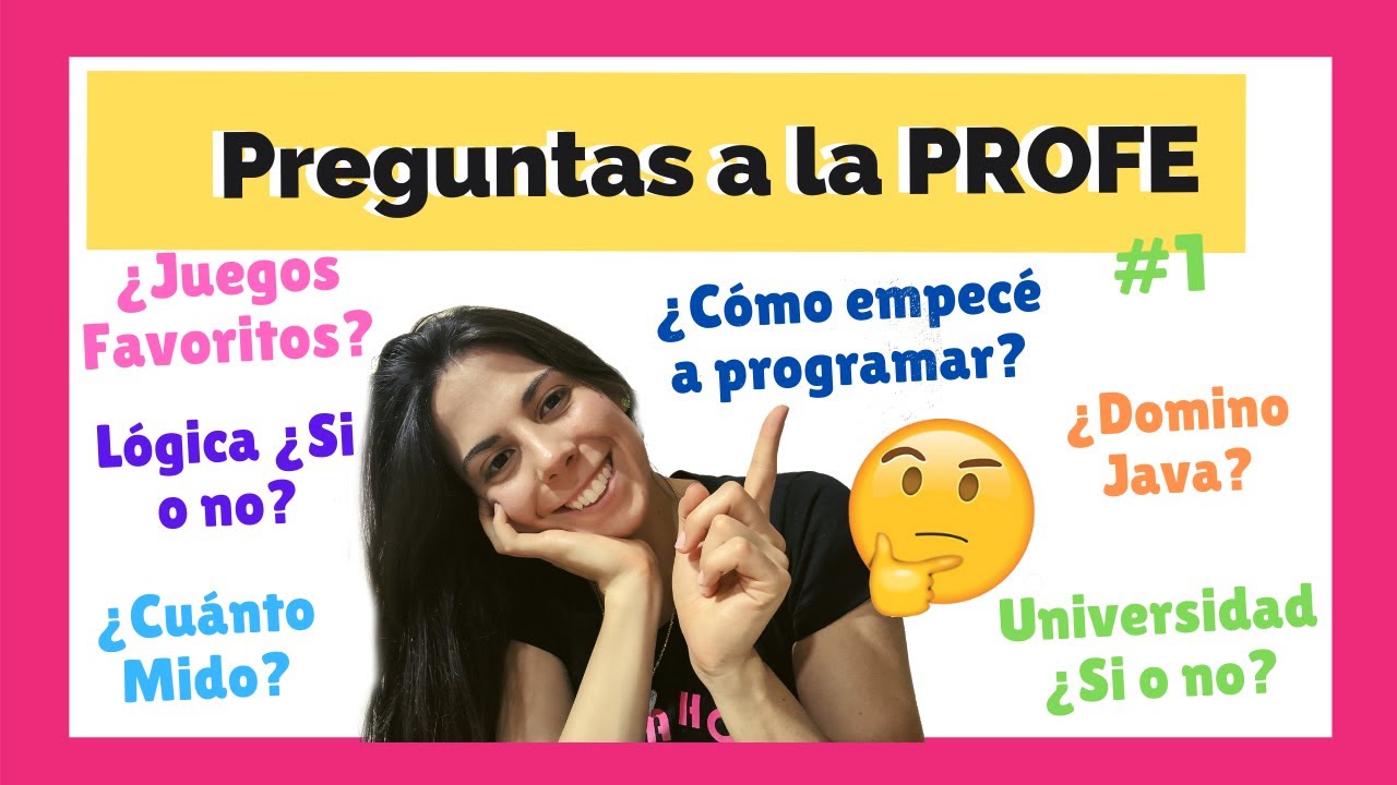 🤔❓ Preguntas a la PROFE Luisina #1 🤓 | &iquest;C&Oacute;MO EMPEC&Eacute; EN INFORM&Aacute;TICA? 💻 | MIS JUEGOS FAVORITOS 🎮|
