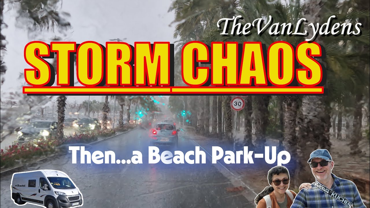 “Stormy Roads to Alicante – Floods, Rain & a Beach Park-Up” Campervan adventure in Spain 6