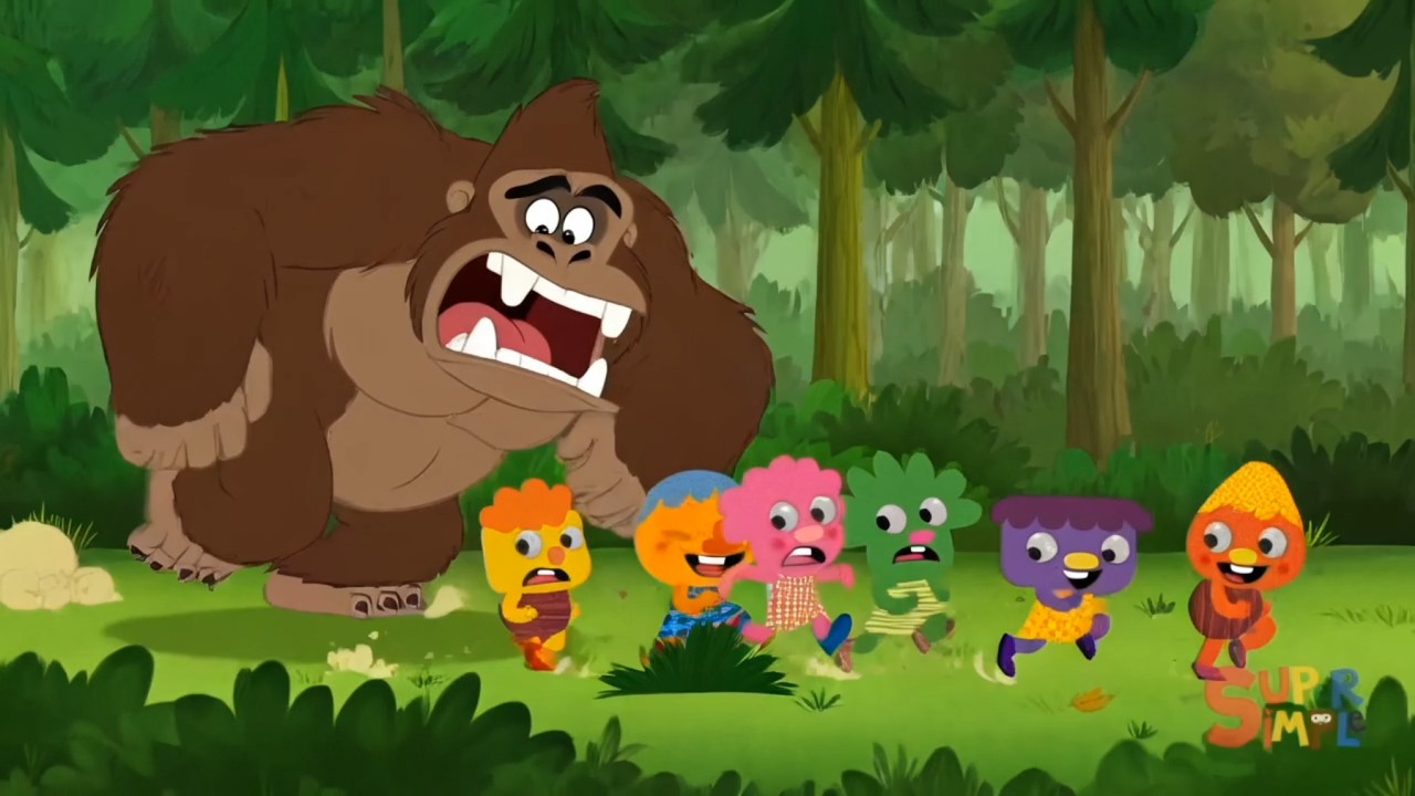 Noodle & Pals Featuring Chasing Giant Gorilla Intro Logo | Sponsored By: Klasky Csupo 2001 Effects