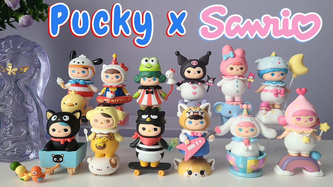Pucky Sanrio Characters by Popmart x Sanrio (Full Case Unboxing)