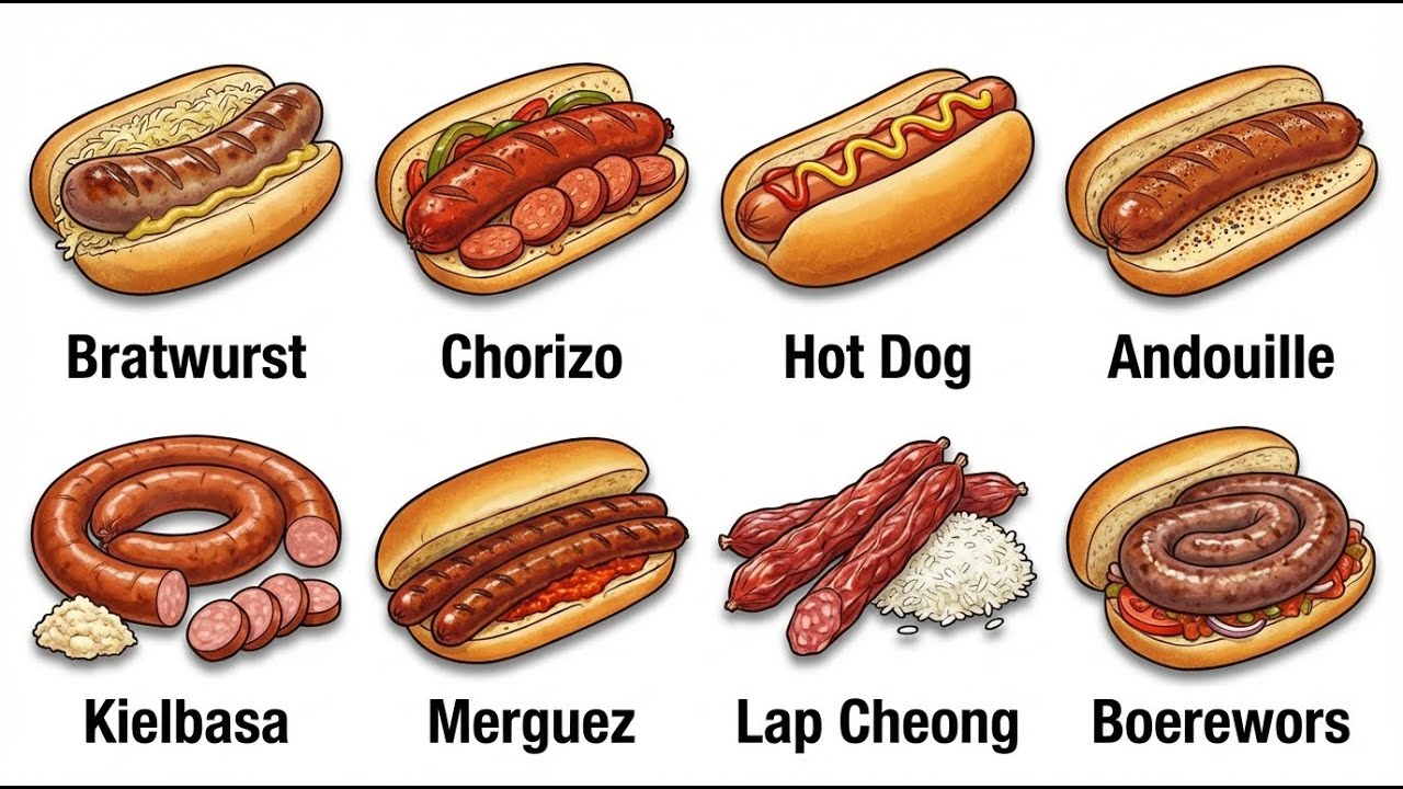 Every Sausage Explained in 9 Minutes