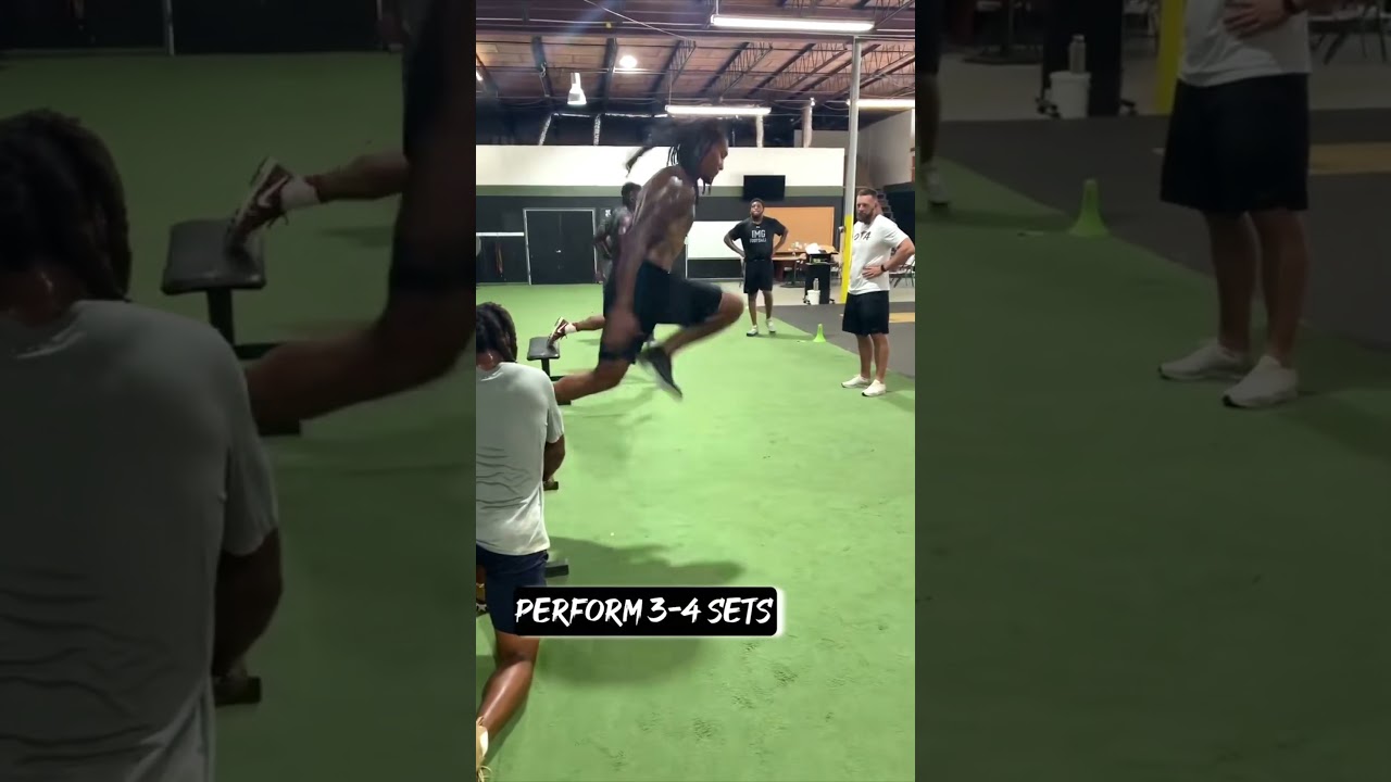 Explosive Bulgarian Squat Jumps for Power and Strength #shorts