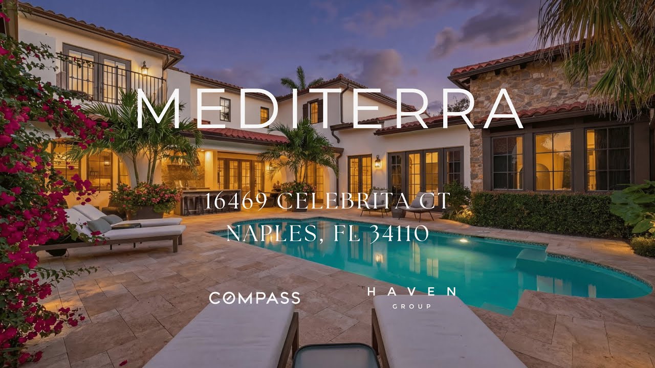 A Private Botanical Estate in Mediterra | Designer Upgrades, Pool Oasis, Beach Club Access