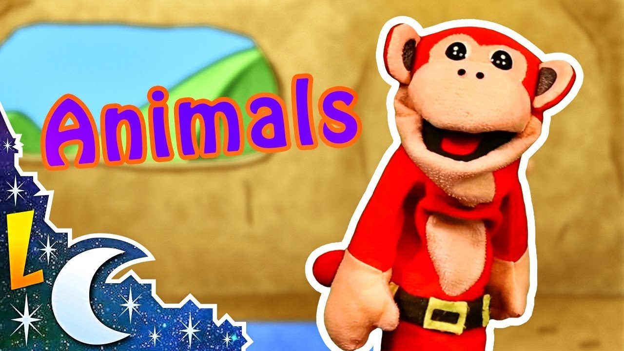 Los Animales en Ingl&eacute;s | El Mono S&iacute;labo | Ingl&eacute;s para Ni&ntilde;os | Lunacreciente