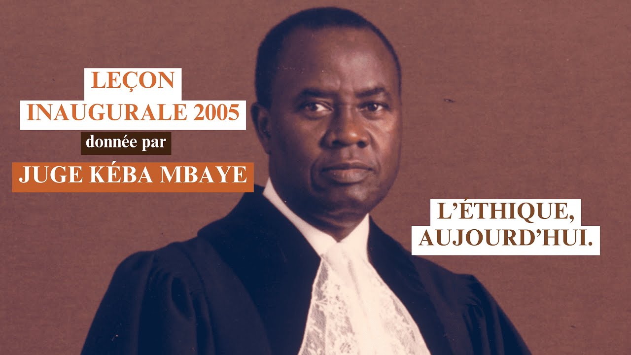 Leçon Inaugurale Juge Kéba Mbaye UCAD 2005