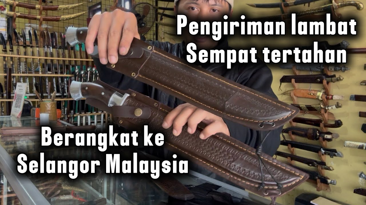 Untuk dikirim ke selangor malaysia pengiriman sempat tertahan