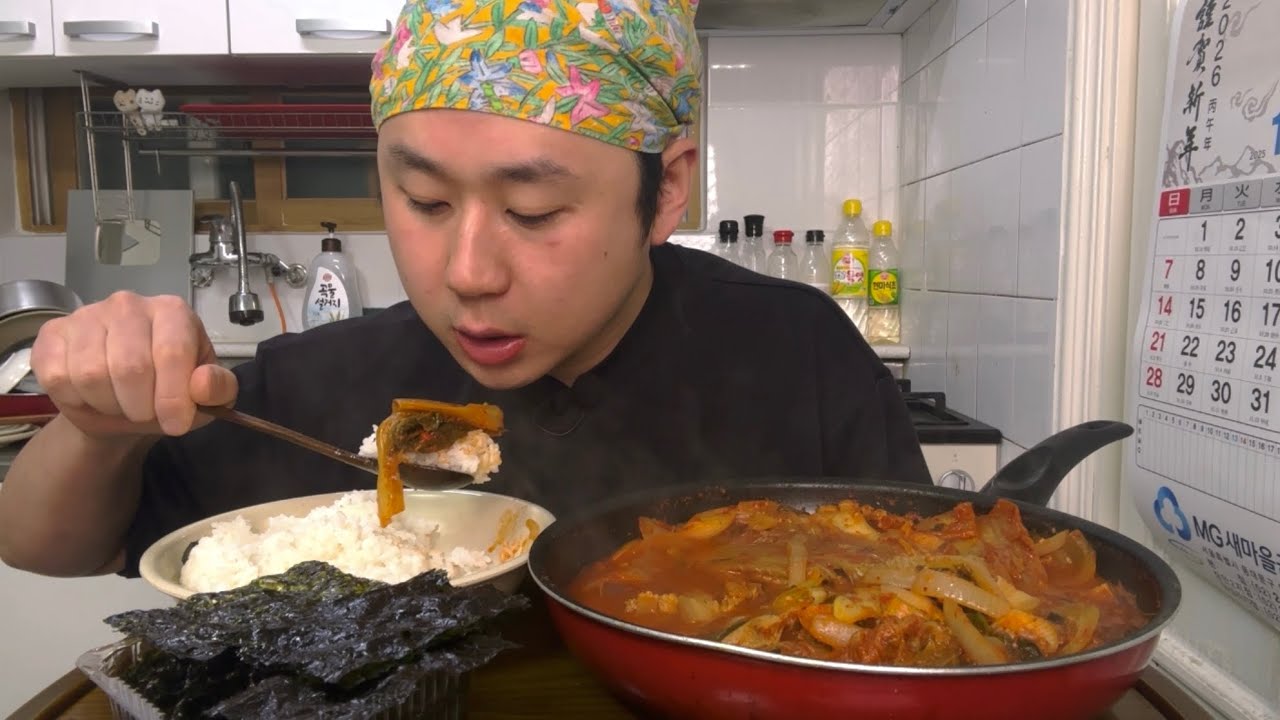 짜글이 끓였습니다