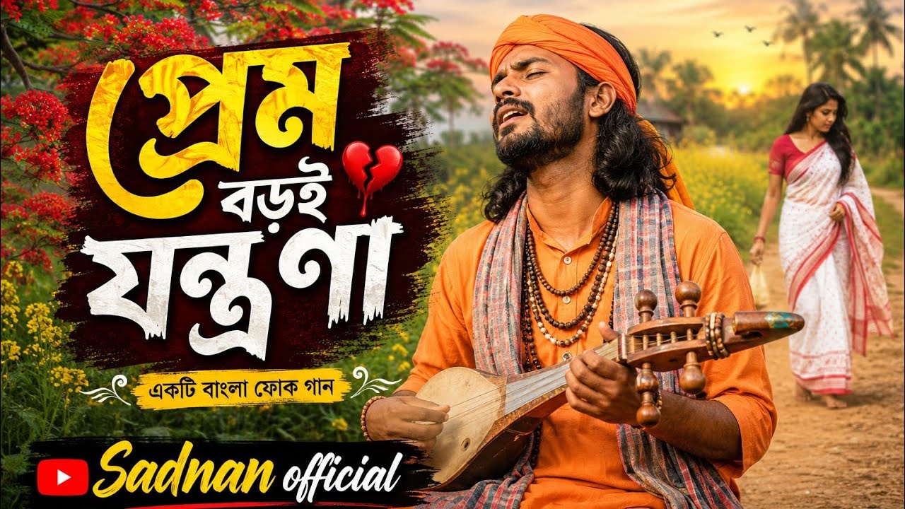 প্রেম বড়ই যন্ত্রণা (Prem Boroi Jontrona)Bangla New Folk Song 2026 @sojibchowdhury-j7h 
