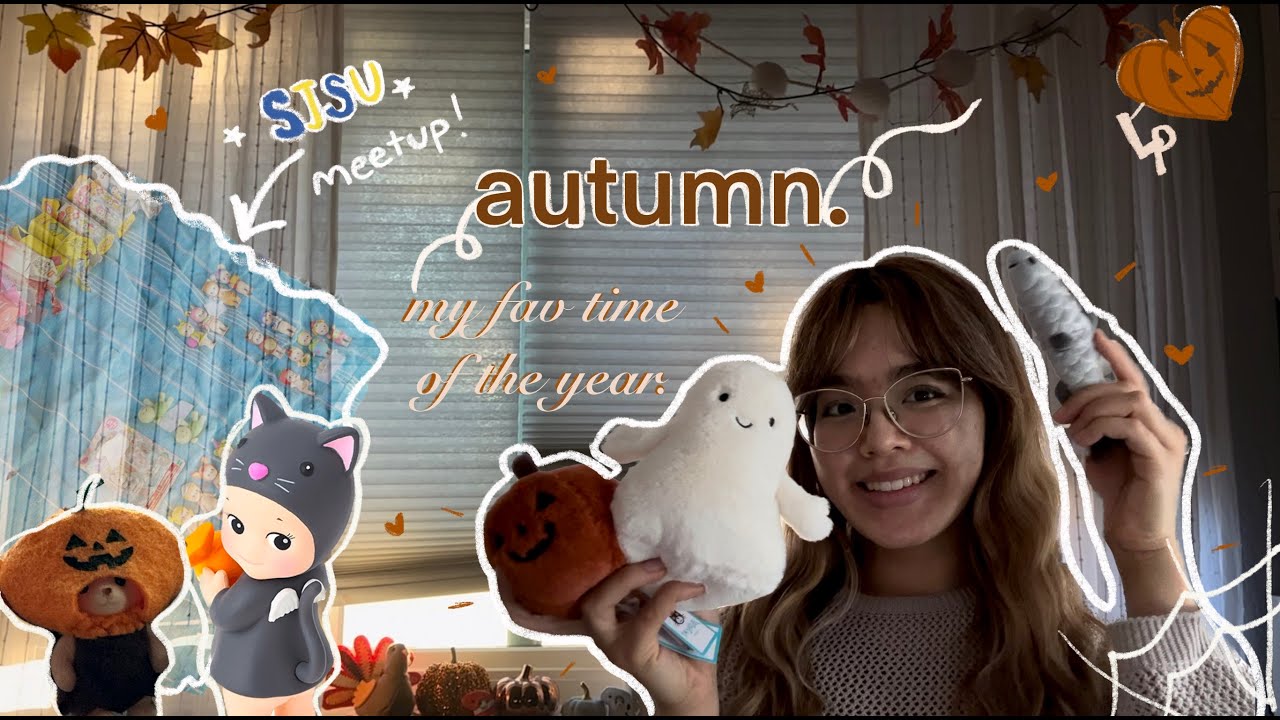 sjsu sonny angel meetup + halloween unboxings 🍂 (fun vlog)