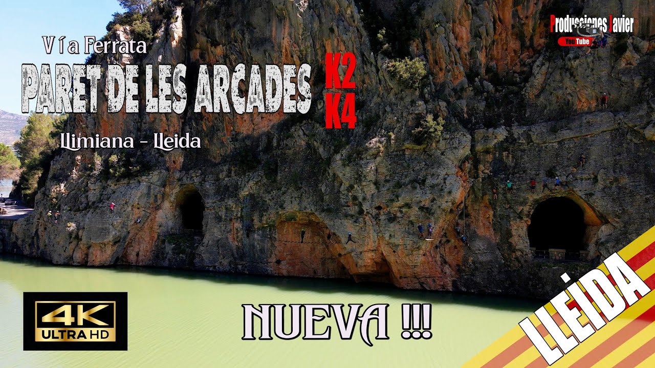 Vía Ferrata Paret de les Arcades K2 K4.Lleida
