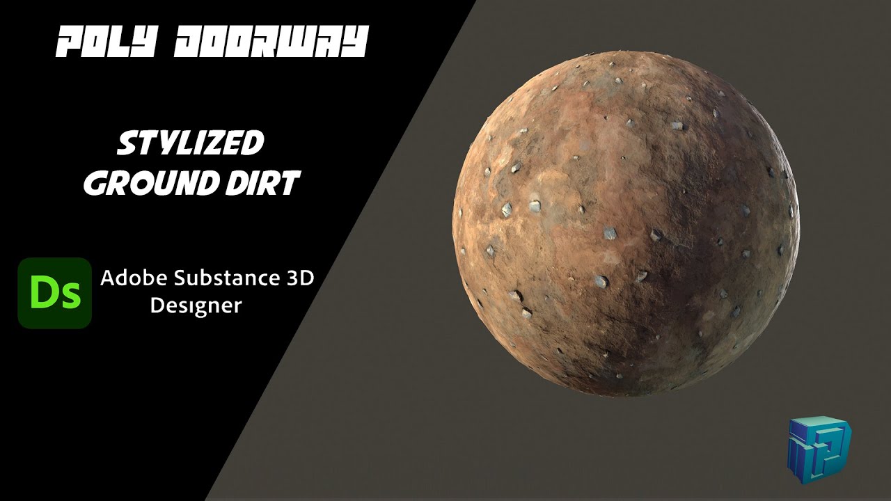Stylized Ground Dirt - Substance Designer 3D
