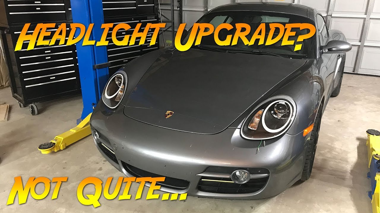 New Spyder Auto headlights for my Porsche Cayman